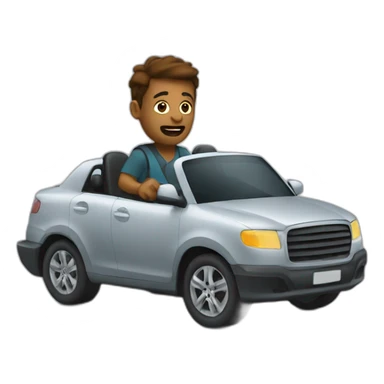 Reckless Uber driver driving fast in car sticker