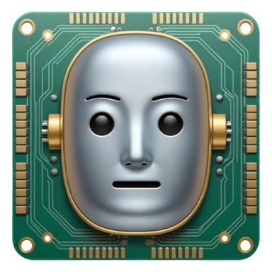 ai chip no face sticker