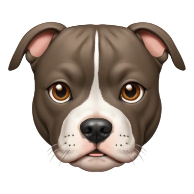 brindle staffordshire bull terrier sticker