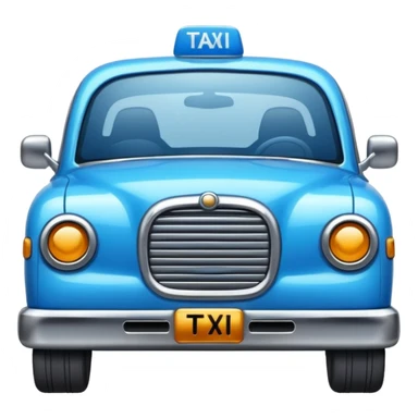 blue taxi sticker