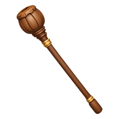 wooden staff sticker