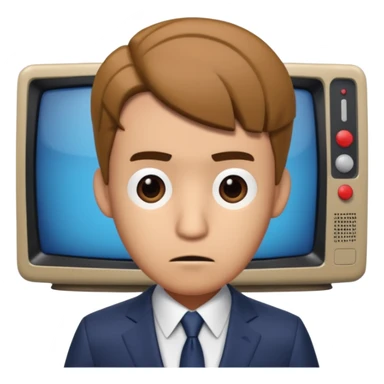 Mr puzzles from smg4, tv head sticker