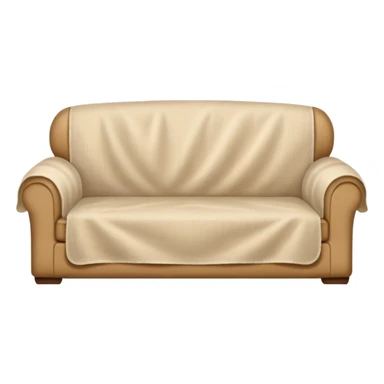 Drop cloth on a sofa  sticker