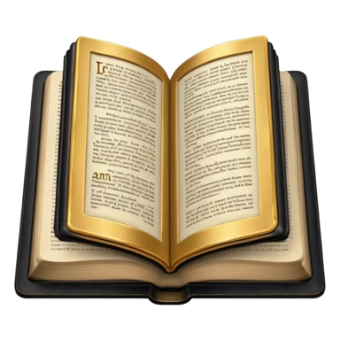 open Bible sticker