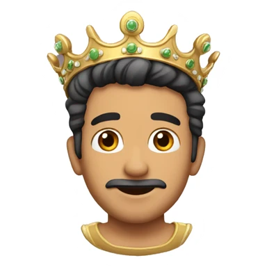 Chico con una corona  sticker