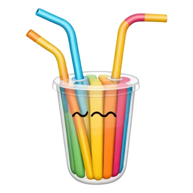 make a cute straw sticker
