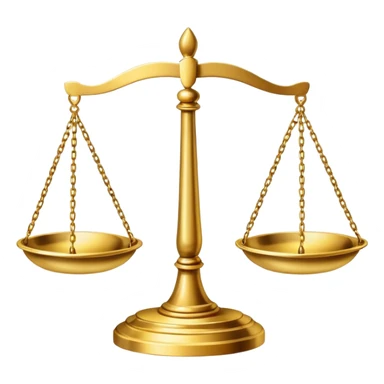 Scales of justice sticker