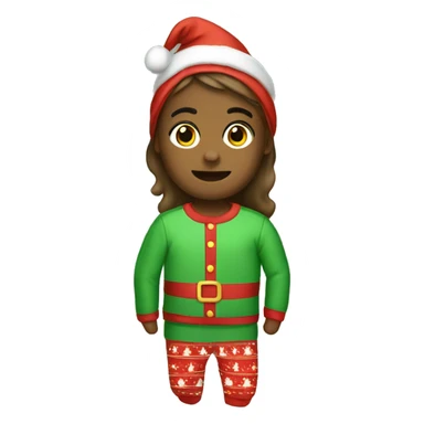 christmas pajamas  sticker