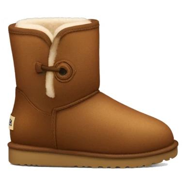 Pair of mini brown Ugg boots sticker