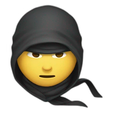Un ninja qui fait un d'hab sticker
