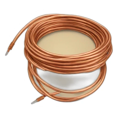 copper wires sticker