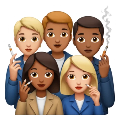 420 group of people friends smoking selfie sticker