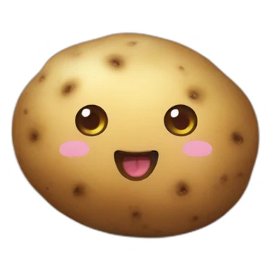 Kawaii potato sticker