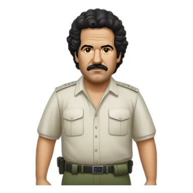 Pablo escobar brazil sticker