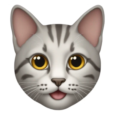 Cat-with-riker-face sticker