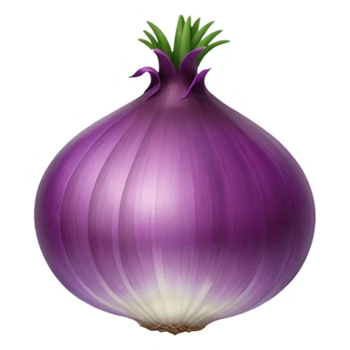 little less dried purple onion single sphere sticker