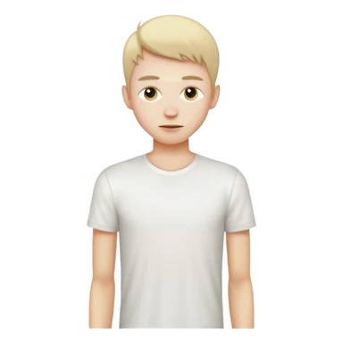 A skinny guy  sticker