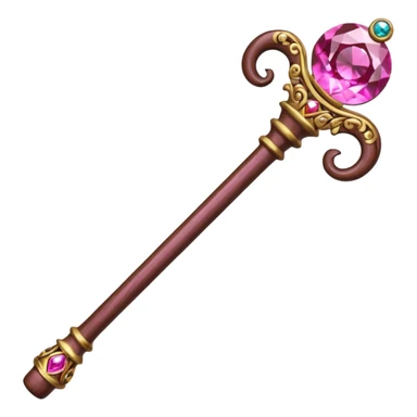 Pink mage cane sticker