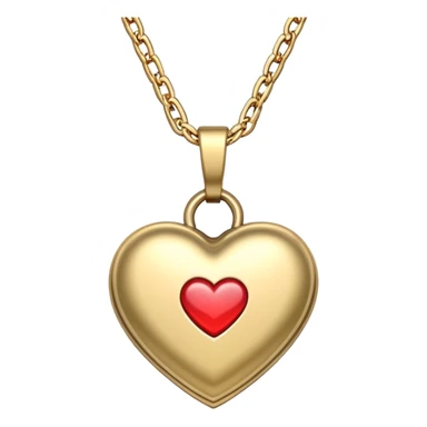 pendant with a meaningful symbol like a heart or infinity sign on a delicate chain sticker