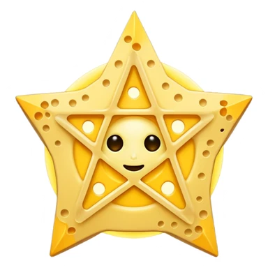 cheese witchcraft occult pentagram sticker