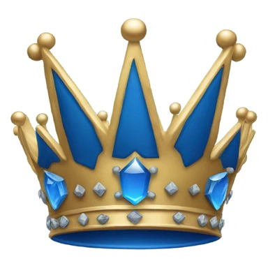 BLUE KING CROWN sticker
