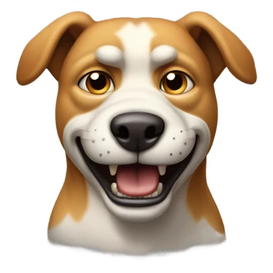 Dog being angry sticker