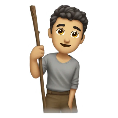 darmanin with a stick sticker