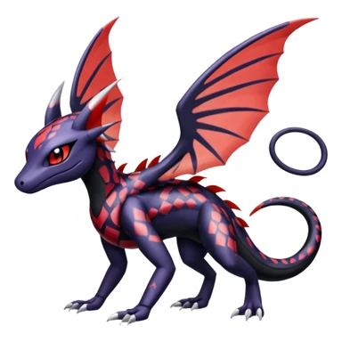 Meloetta-Salandit-Nargacuga-Pokémon-Fakémon-fusion-hybrid-creature sticker