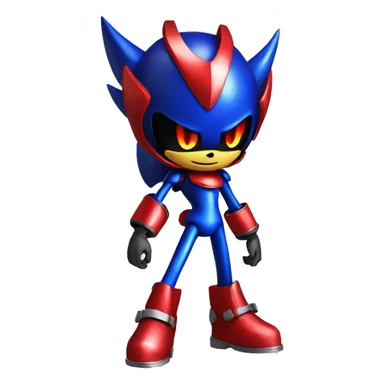 metal sonic with red shoe sticker