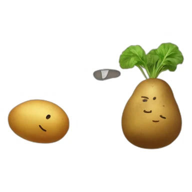 sadyr and potato sticker