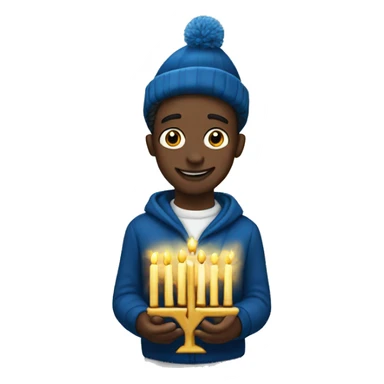 Hanukkah sweather sticker