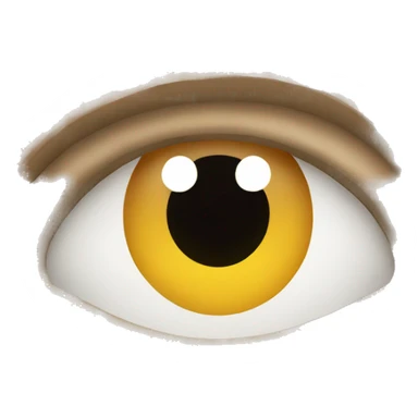 Smirking eye roll sticker