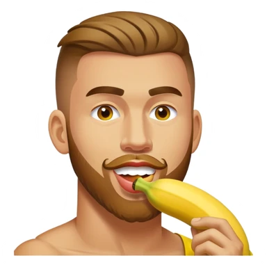 Travis Kelce eating a banana sticker