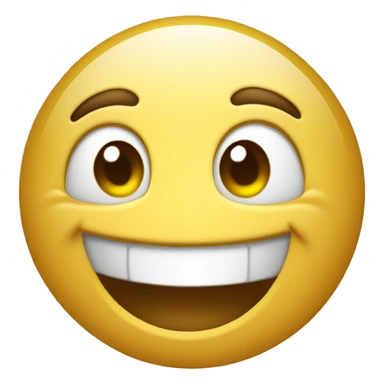 very very very happy face, so happy that it is emiting light sticker