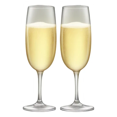 Two champagne glasses sticker