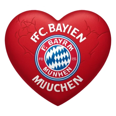 FC Bayern München Heart sticker