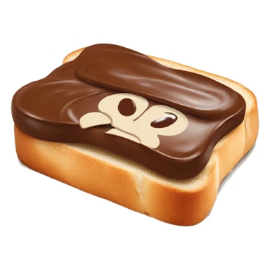 nutella on bread sticker