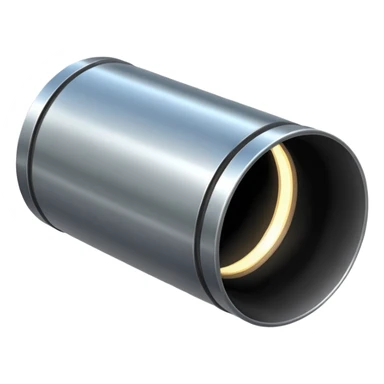 a steel shiny sewer pipe from which wastewater flows out sticker