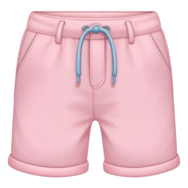 super realistic baby pink shorts sticker