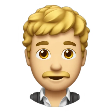 homme joue flûte sticker