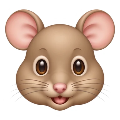 Un ratón cute volteando los ojos 🙄 como ese emoji SOLO LOS OJOS sticker