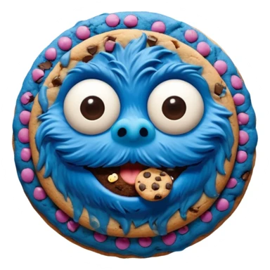 cookie monster sticker