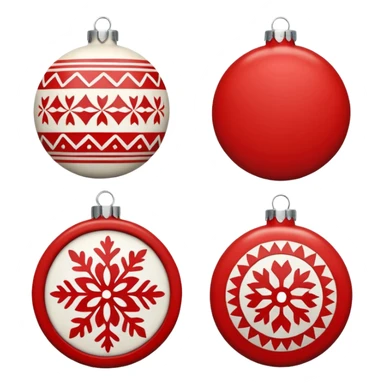 festive ornament scandinavian  sticker