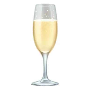 Champagne glass with Loop  sticker