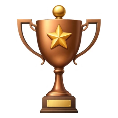Maak een bronze trofee emoji sticker