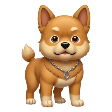 dog with muscles  sticker