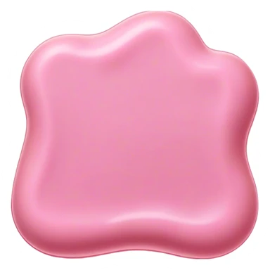 Cinematic Realistic Opaque Pink Slime, smooth and buttery with a pastel pink hue, ultra-glossy with a soft sheen, subtle folds and ridges forming as it moves, reflecting gentle highlights, glowing with a delicate, creamy texture, evoking a sense of playful satisfaction. sticker