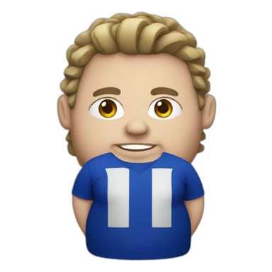 Fat Chelsea fan sticker