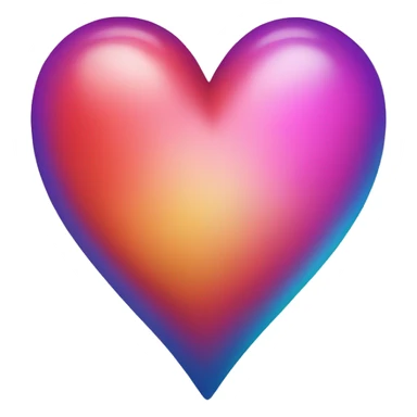 Colorfull heart sticker