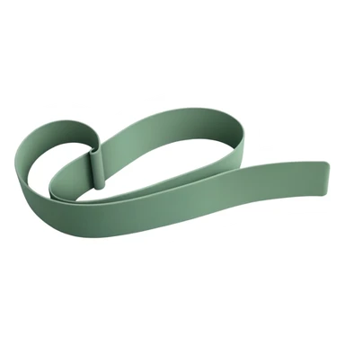 Wide Resistance band sage green sticker